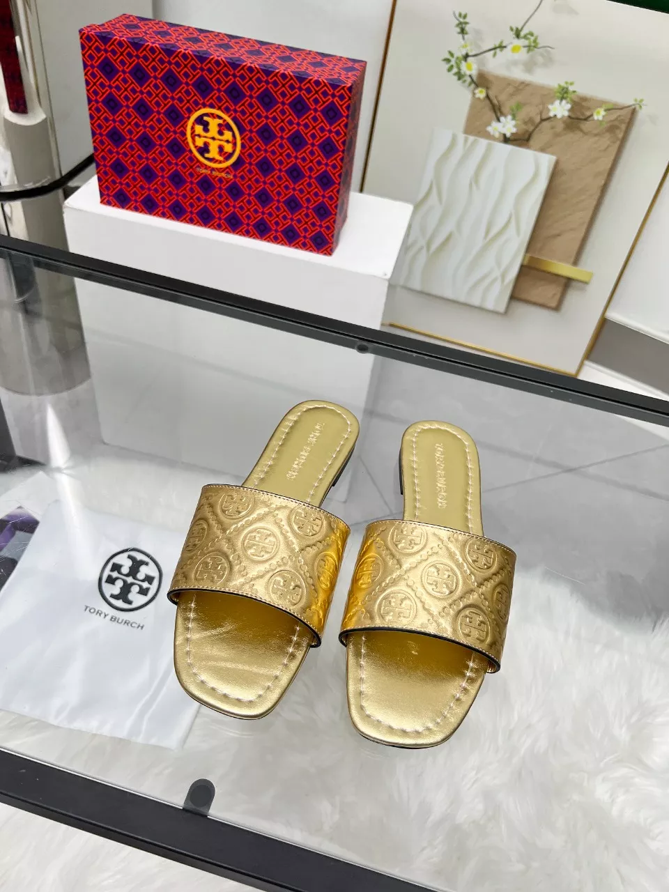 Sophisticated 6935 Tory Burch TB Slippers For Women