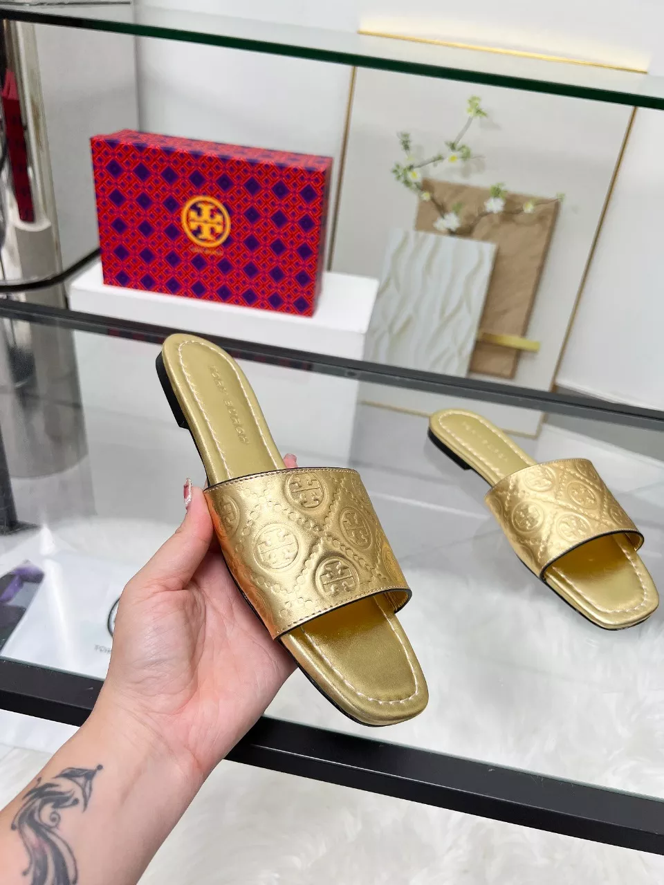 Sophisticated 6935 Tory Burch TB Slippers For Women