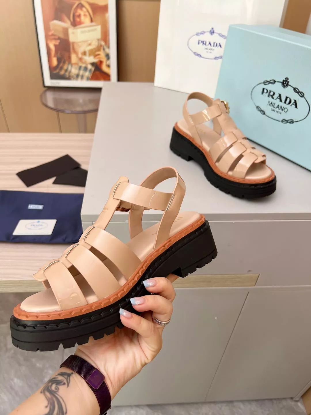 Sophisticated 7109 Prada Sandal For Women