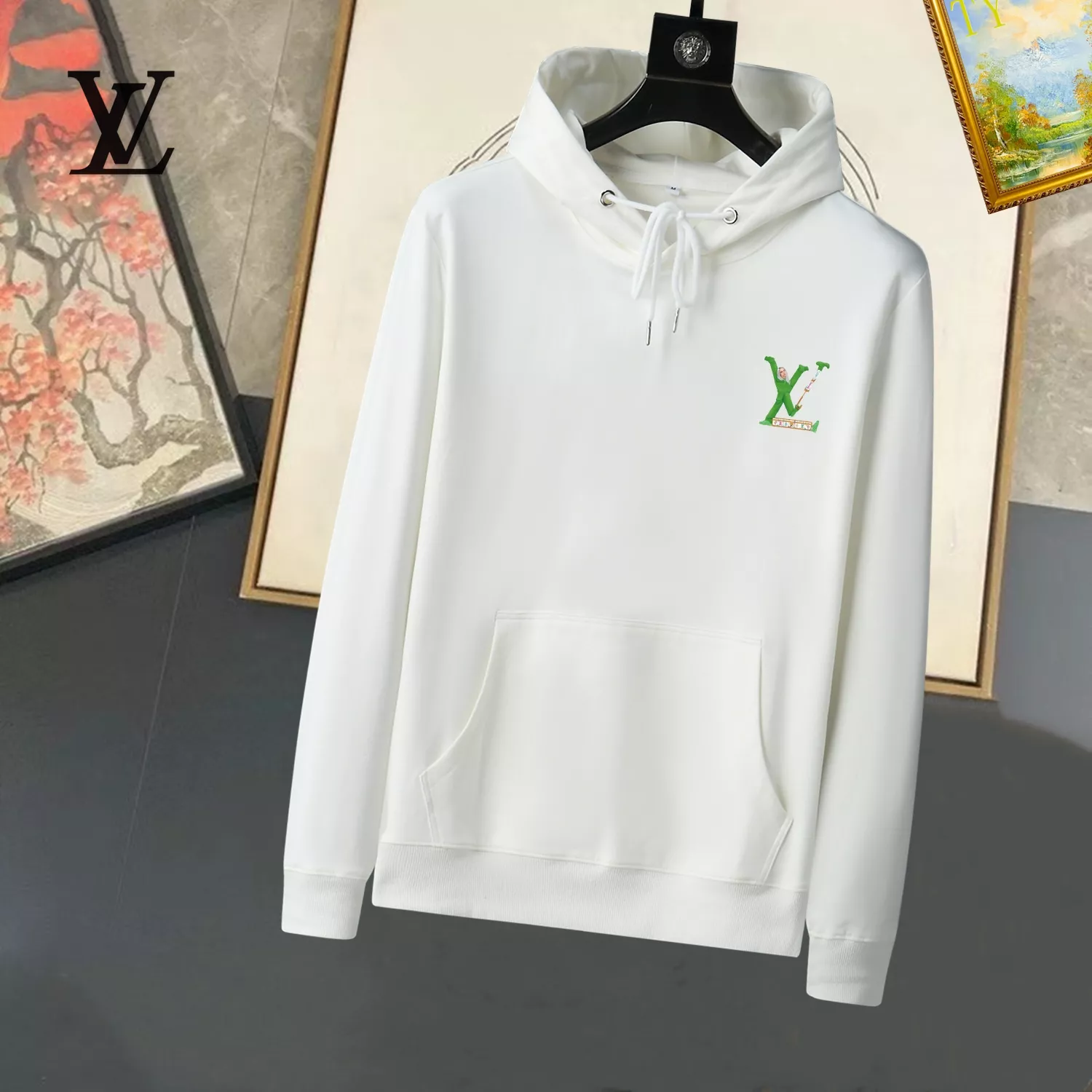 Sophisticated 7159 Louis Vuitton LV Hoodies Long Sleeved For Men