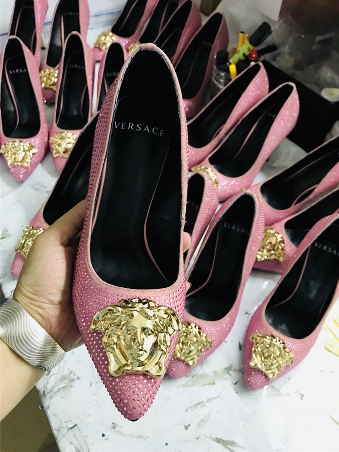 Sophisticated 7351 Versace High-Heeled Shoes For Women