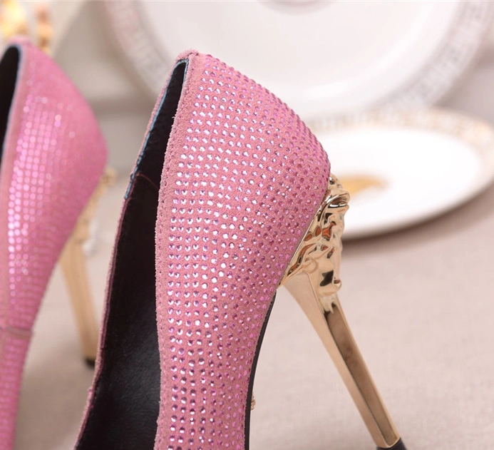 Sophisticated 7351 Versace High-Heeled Shoes For Women