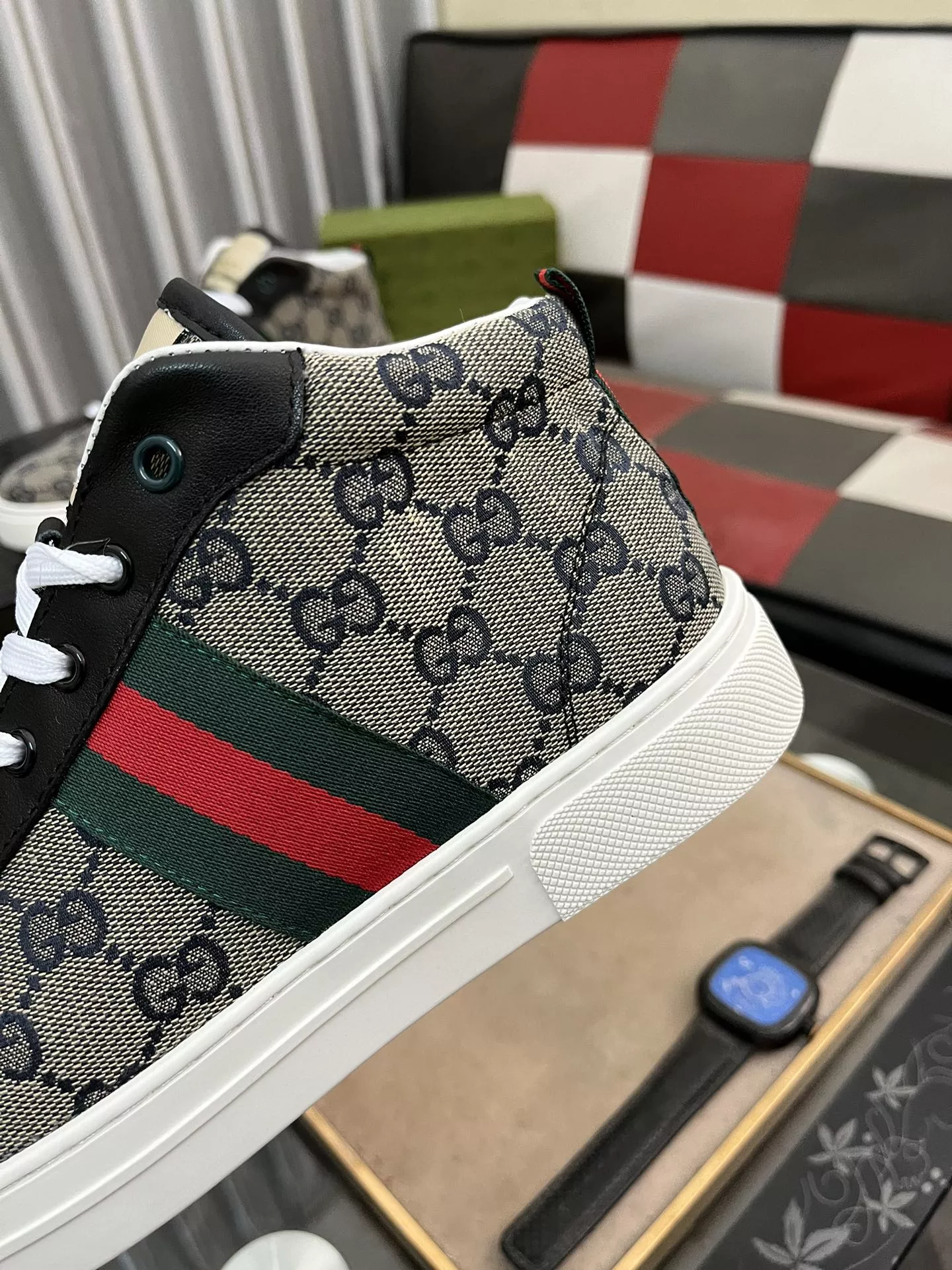 Sophisticated 7408 Gucci High Tops Shoes For Men