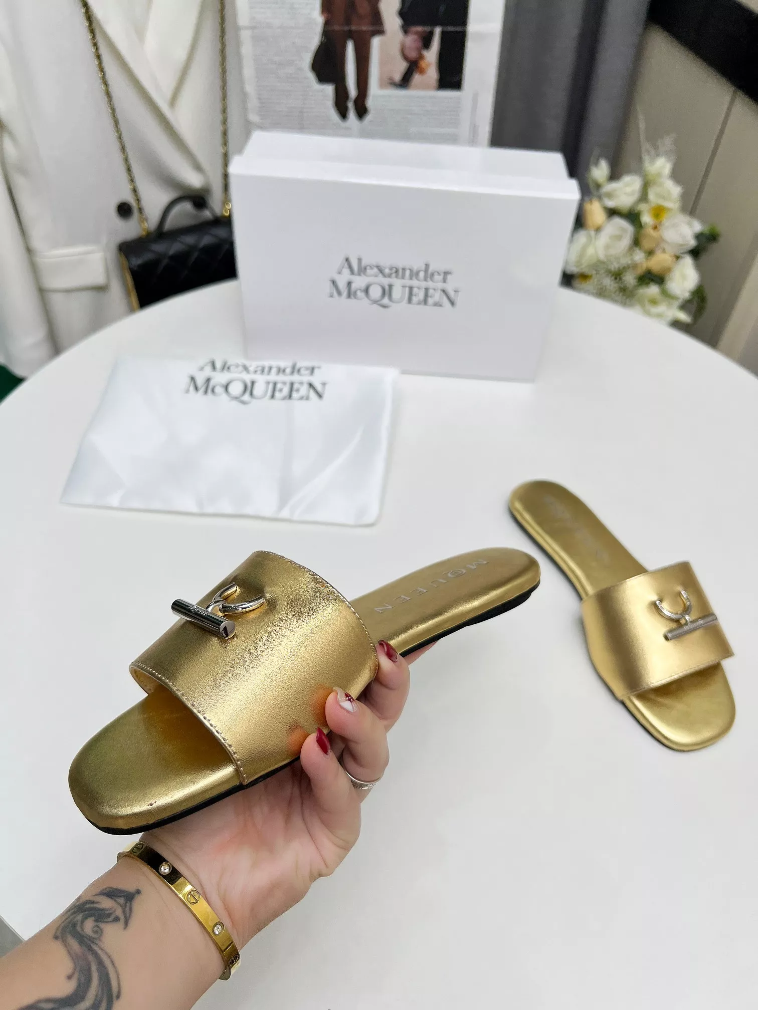 Sophisticated 744 Alexander McQueen Slippers For Women