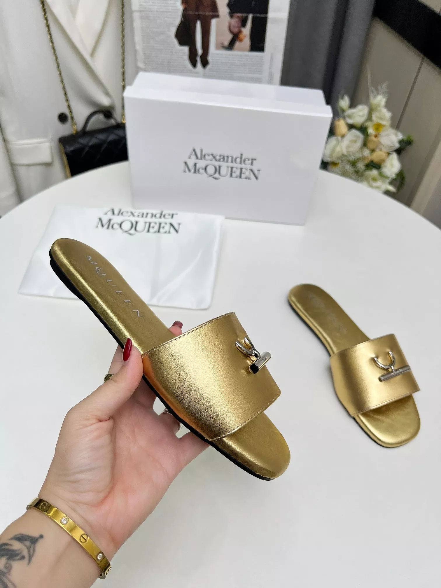 Sophisticated 744 Alexander McQueen Slippers For Women