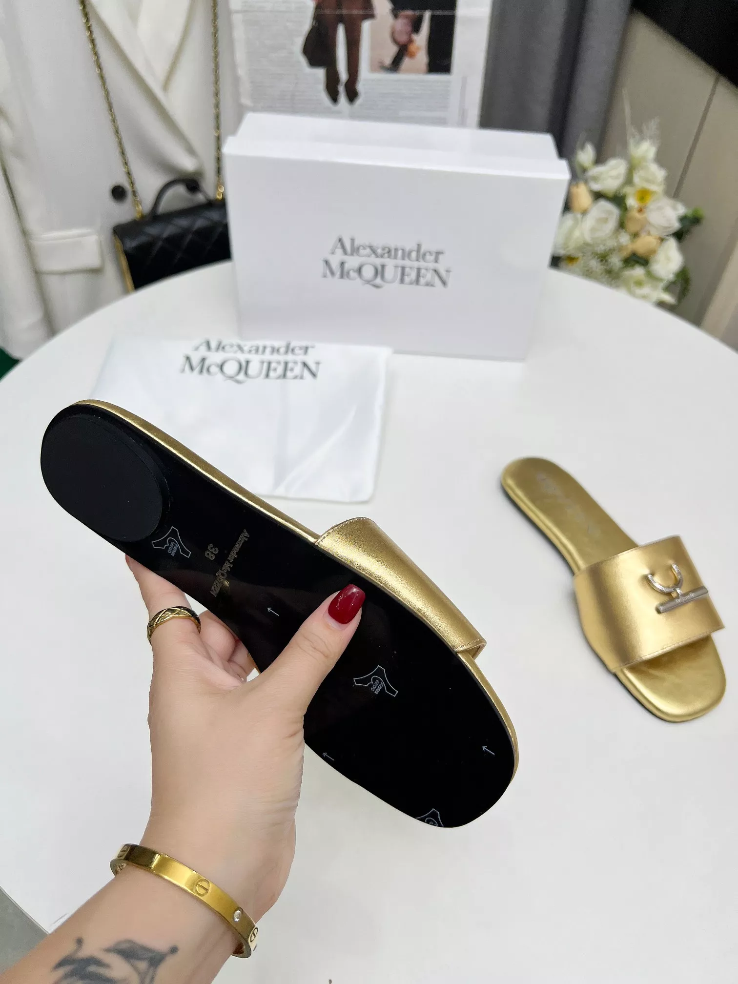 Sophisticated 744 Alexander McQueen Slippers For Women