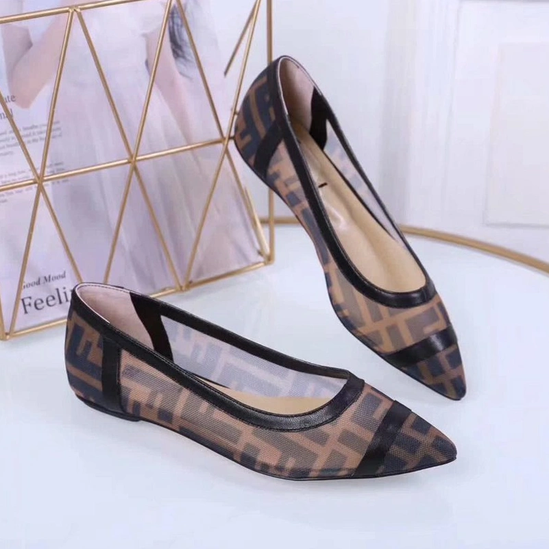 Sophisticated 7601 Fendi Flat Shoes For Women