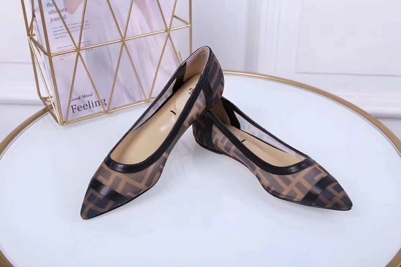 Sophisticated 7601 Fendi Flat Shoes For Women