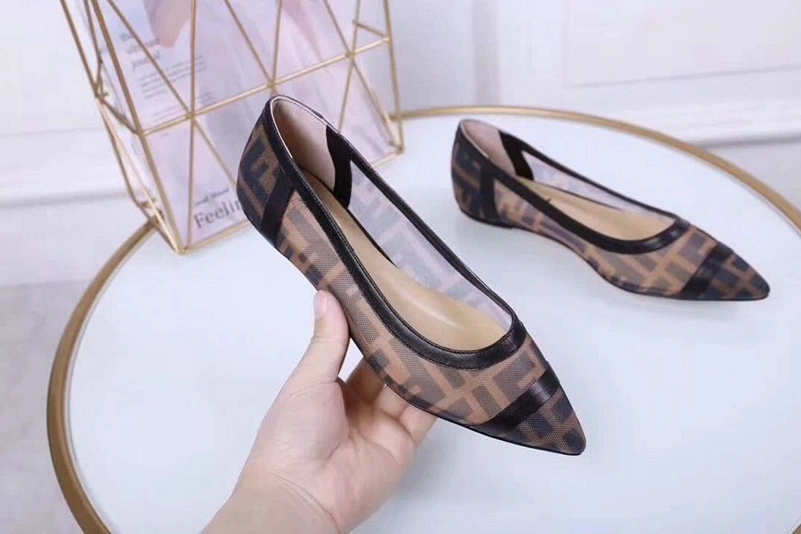 Sophisticated 7601 Fendi Flat Shoes For Women