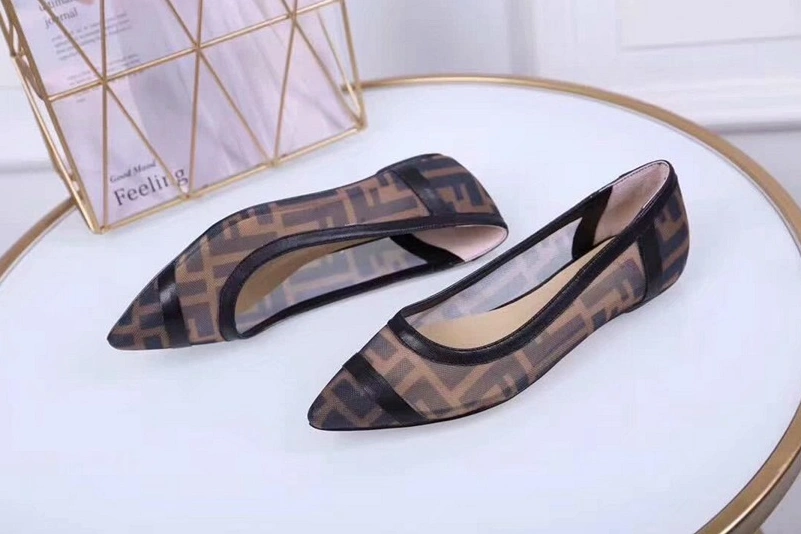 Sophisticated 7601 Fendi Flat Shoes For Women