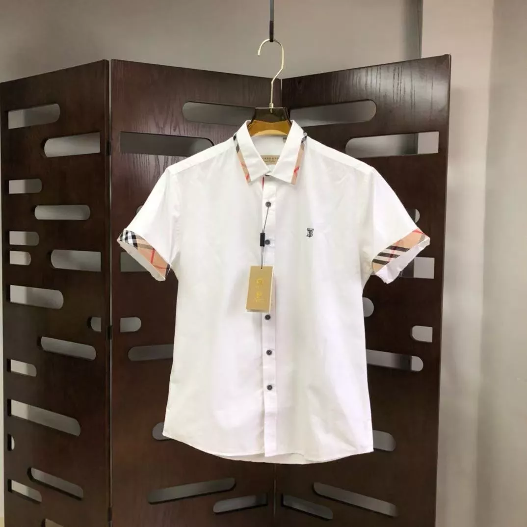 Sophisticated 8466 Burberry Shirts Short Sleeved For Men