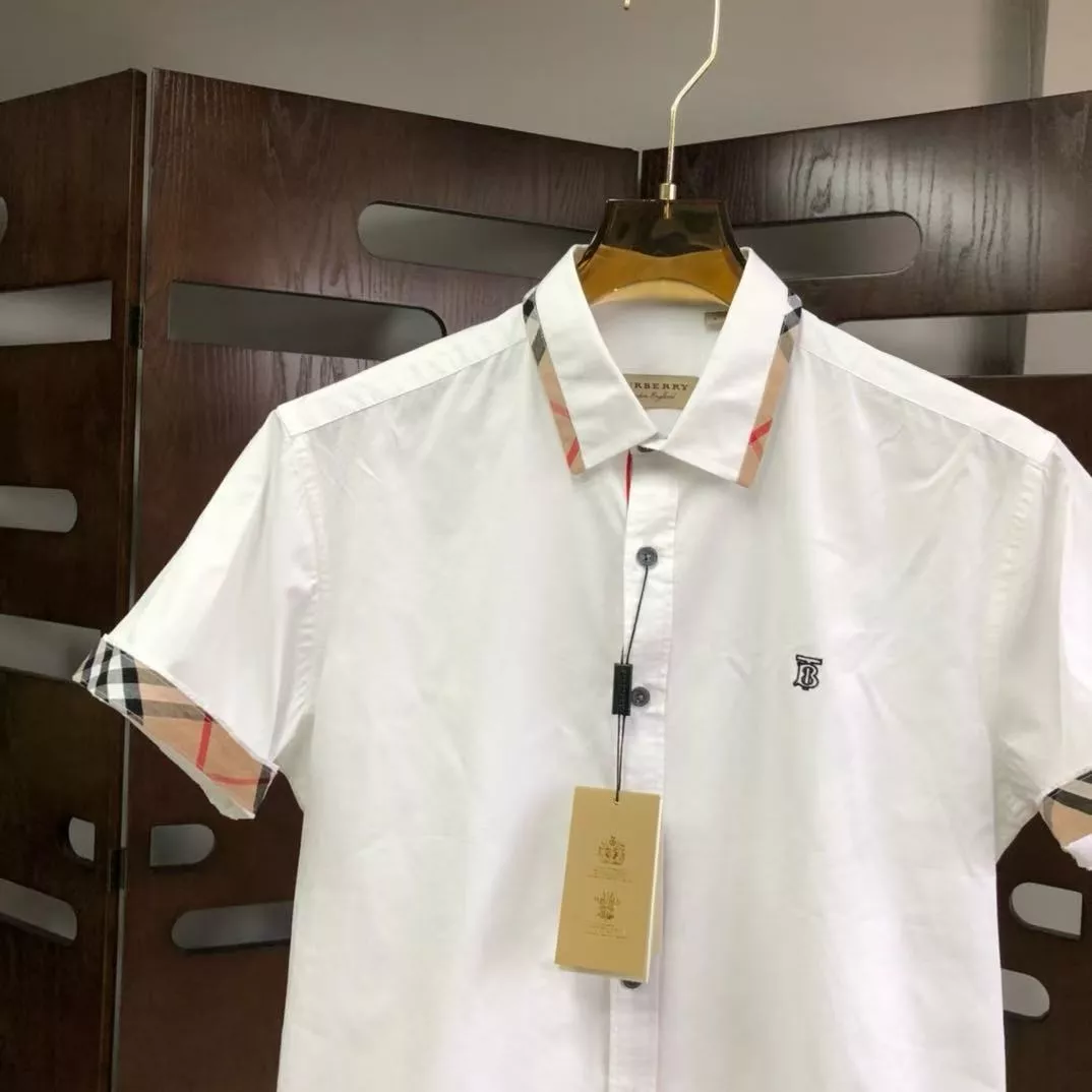 Sophisticated 8466 Burberry Shirts Short Sleeved For Men