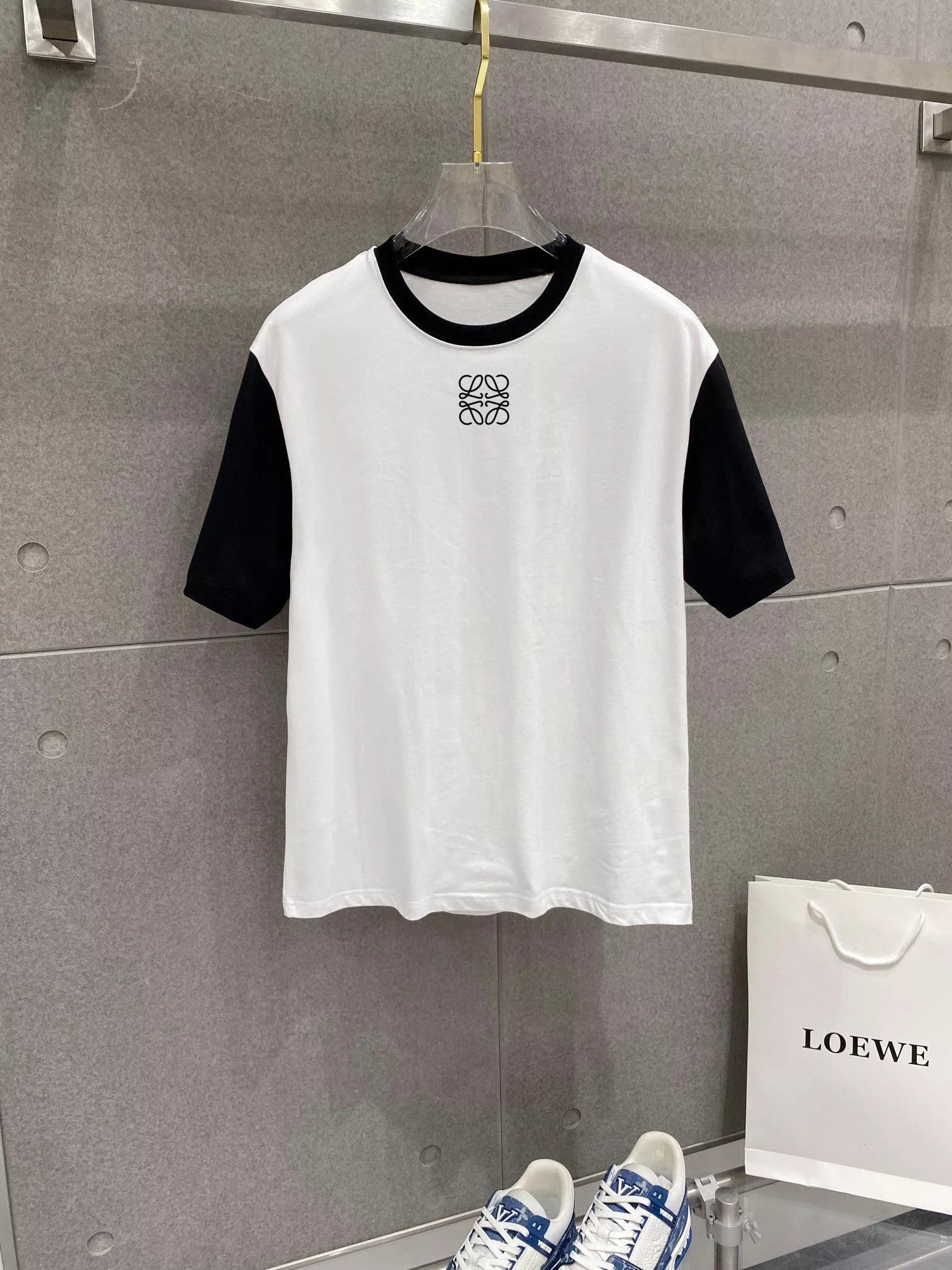 Sophisticated 8927 LOEWE T-Shirts Short Sleeved For Men