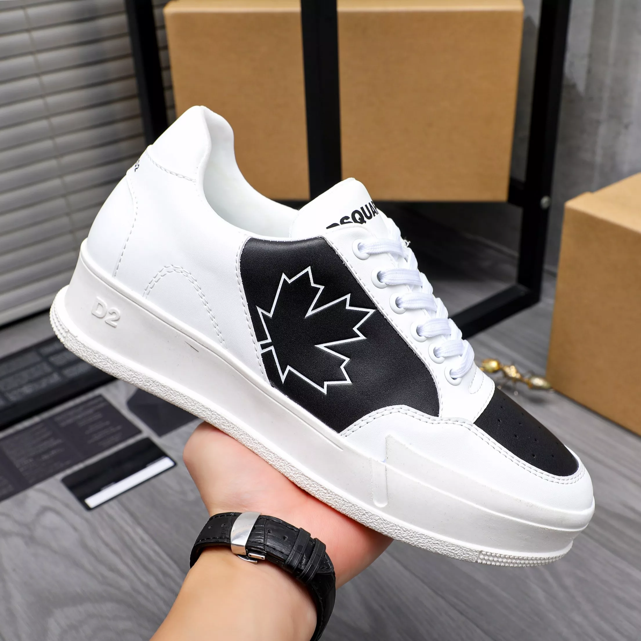 Sophisticated 9155 Dsquared Casual Shoes For Men