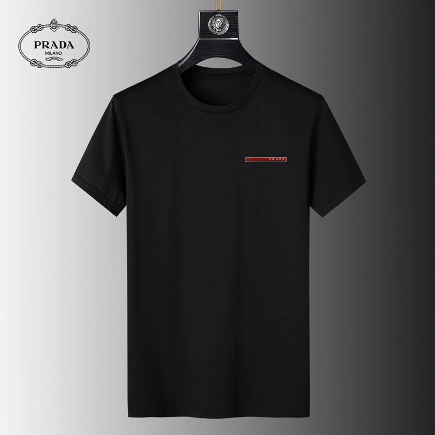 Sophisticated 9801 Prada T-Shirts Short Sleeved For Men