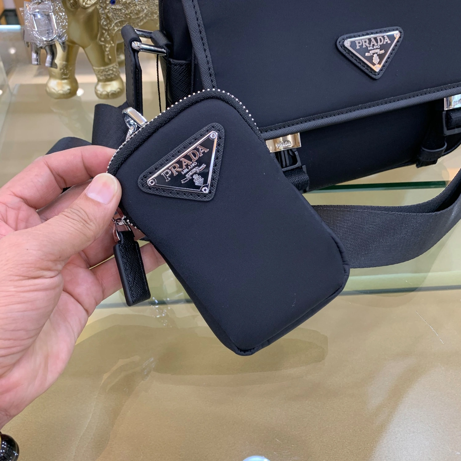 SportInspired 1766 Prada AAA Man Messenger Bags