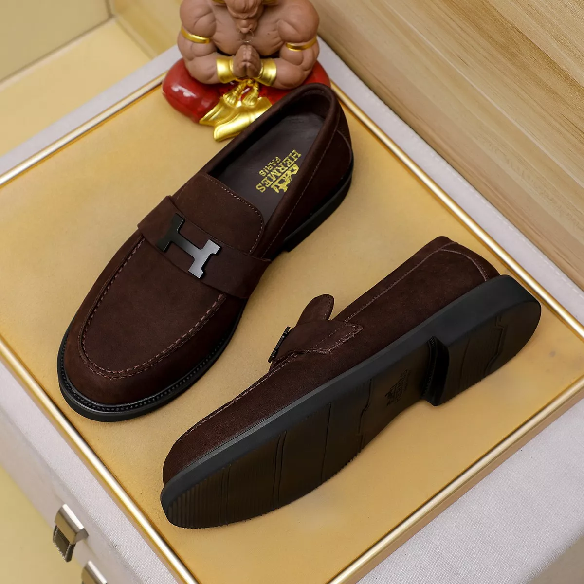 SportInspired 2056 Hermes Leather Shoes For Men