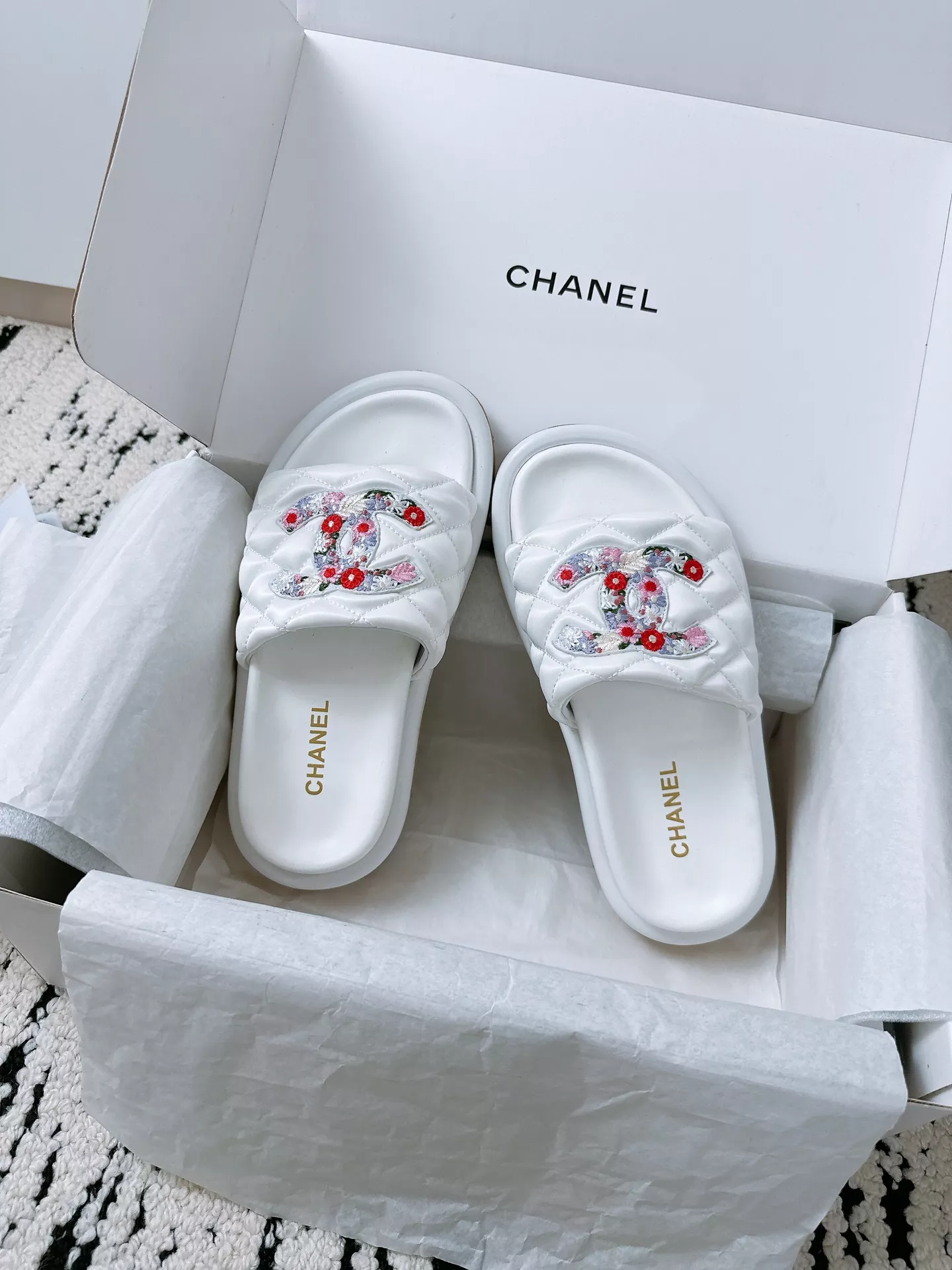 SportInspired 2223 Chanel Slippers For Women
