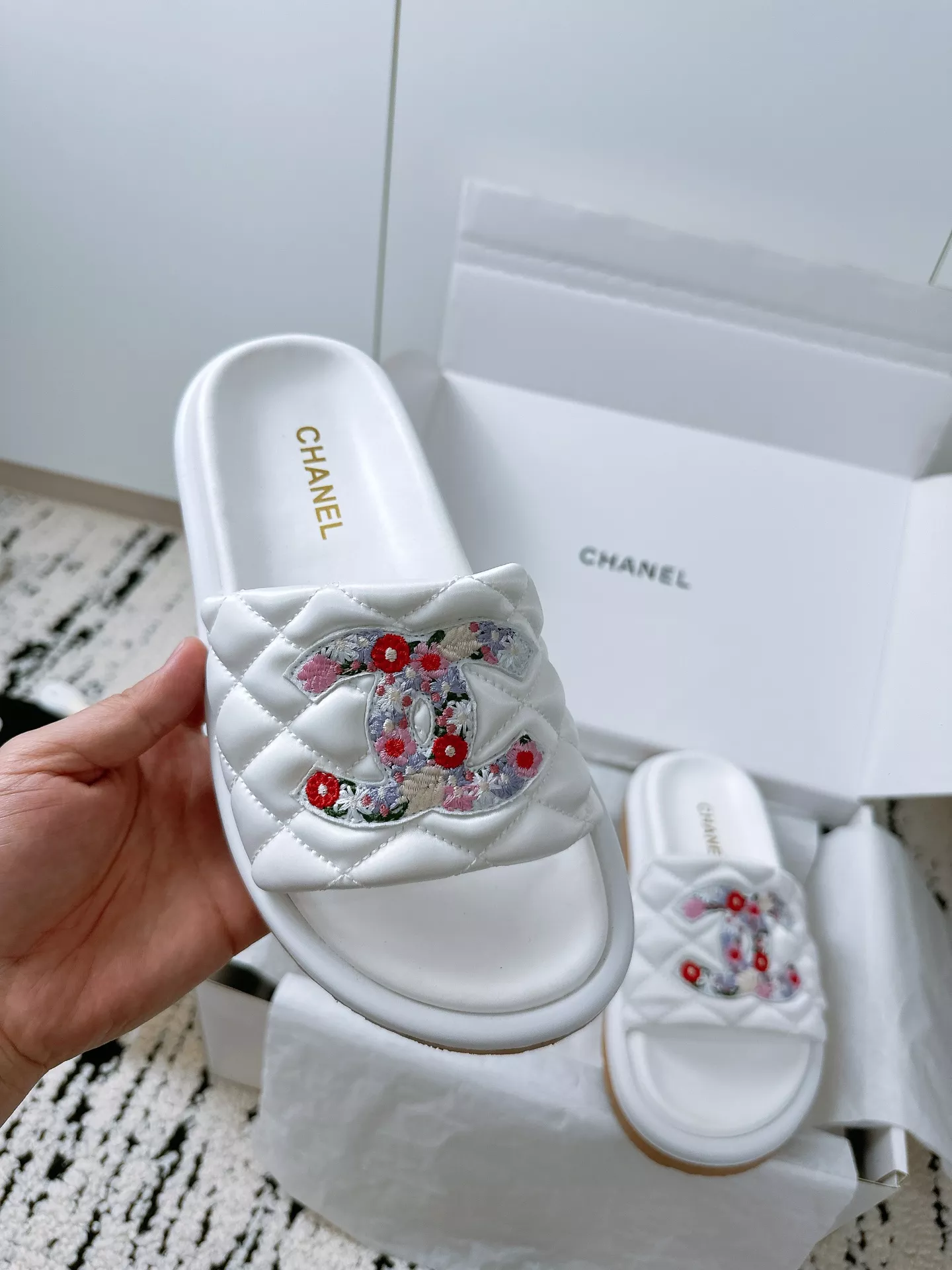 SportInspired 2223 Chanel Slippers For Women