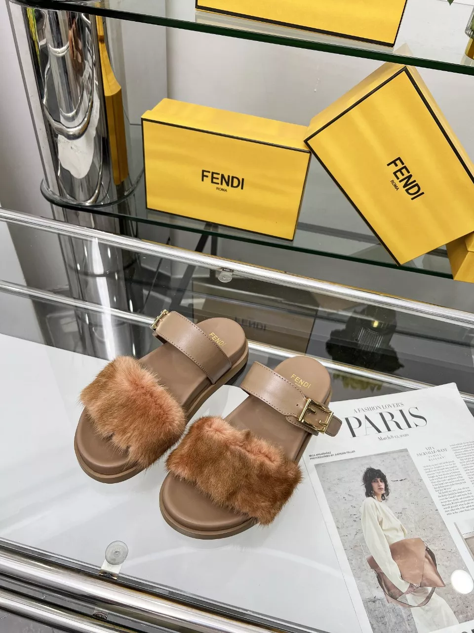 SportInspired 2269 Fendi Slippers For Women