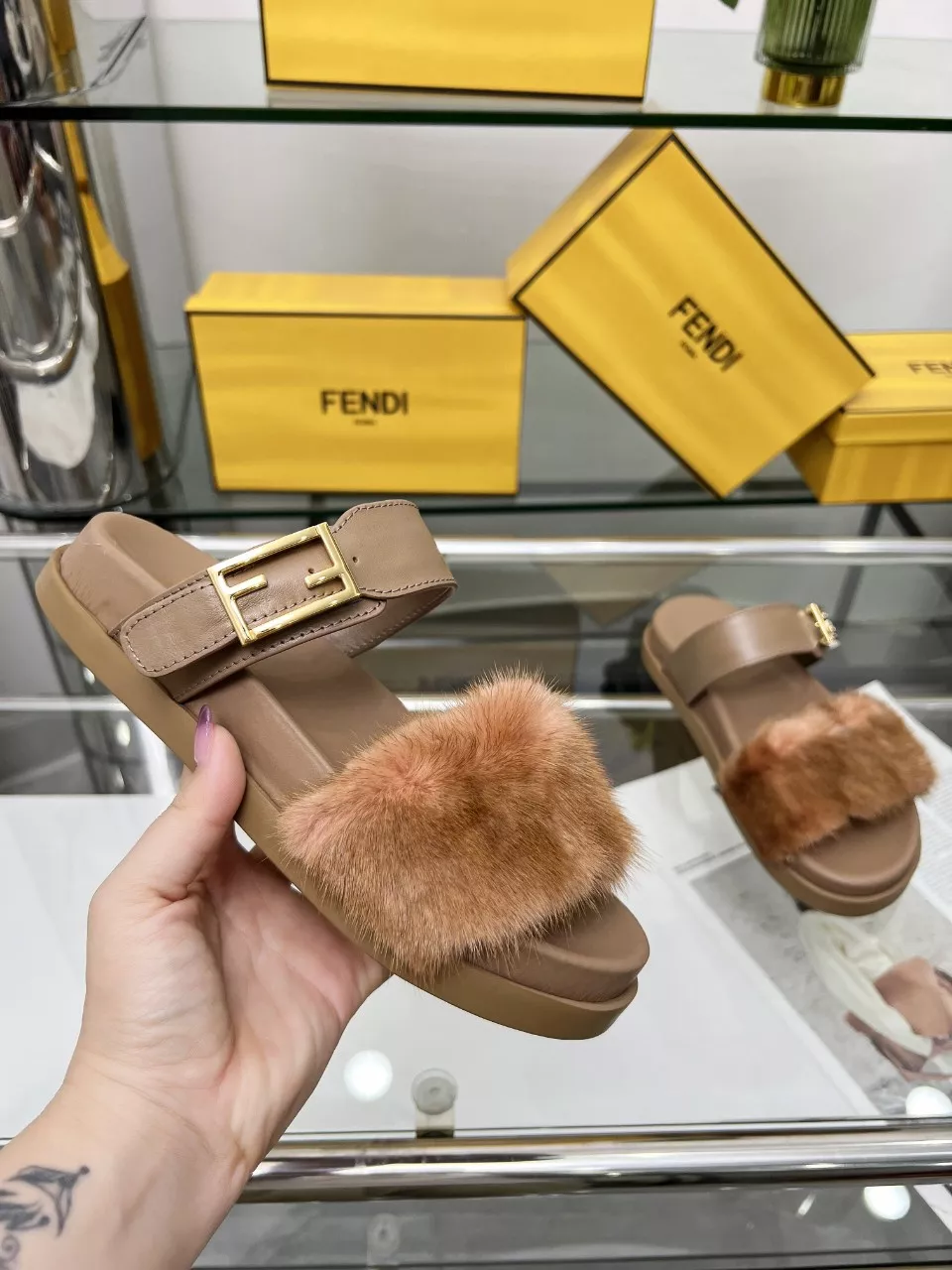SportInspired 2269 Fendi Slippers For Women