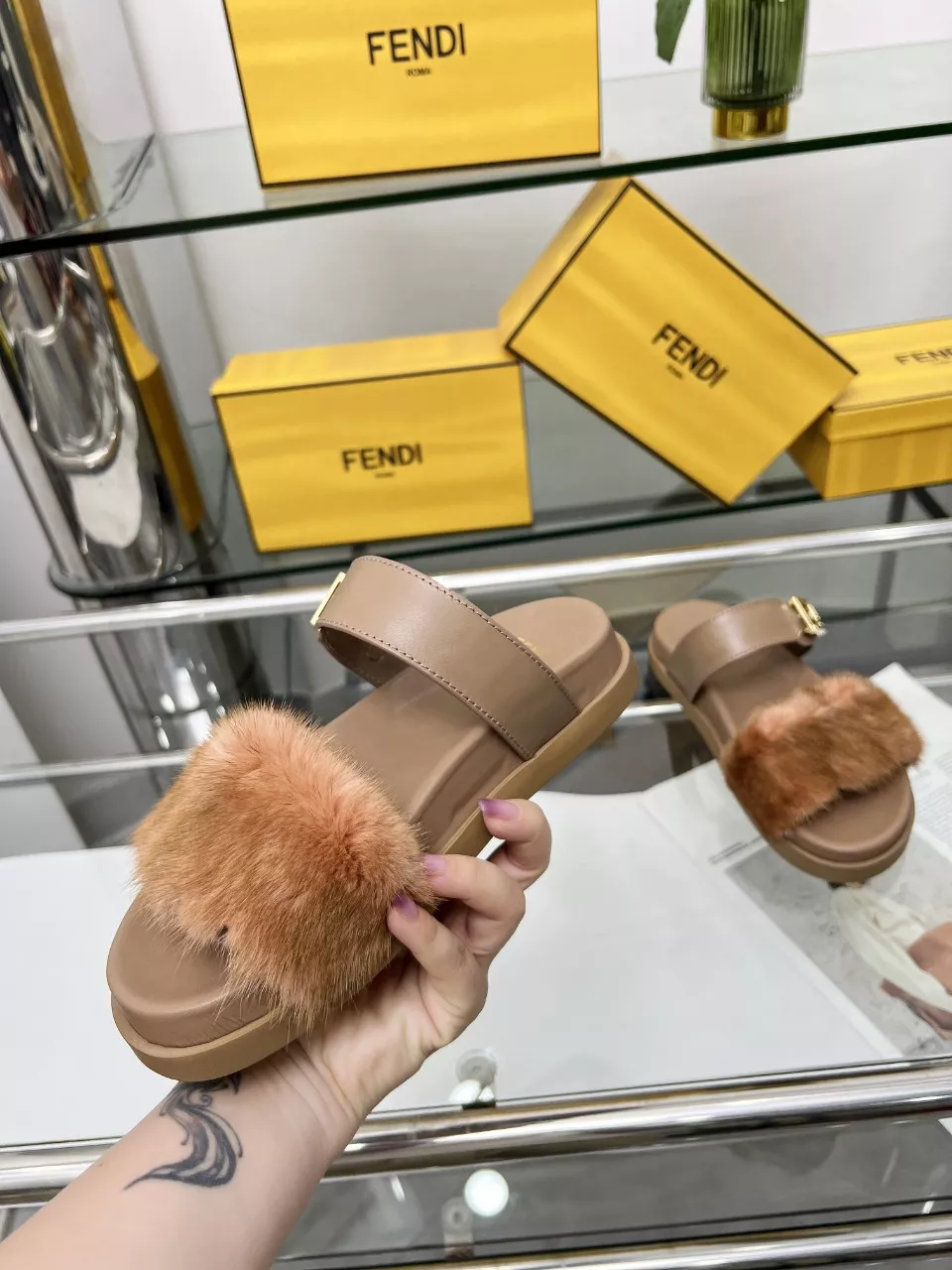 SportInspired 2269 Fendi Slippers For Women
