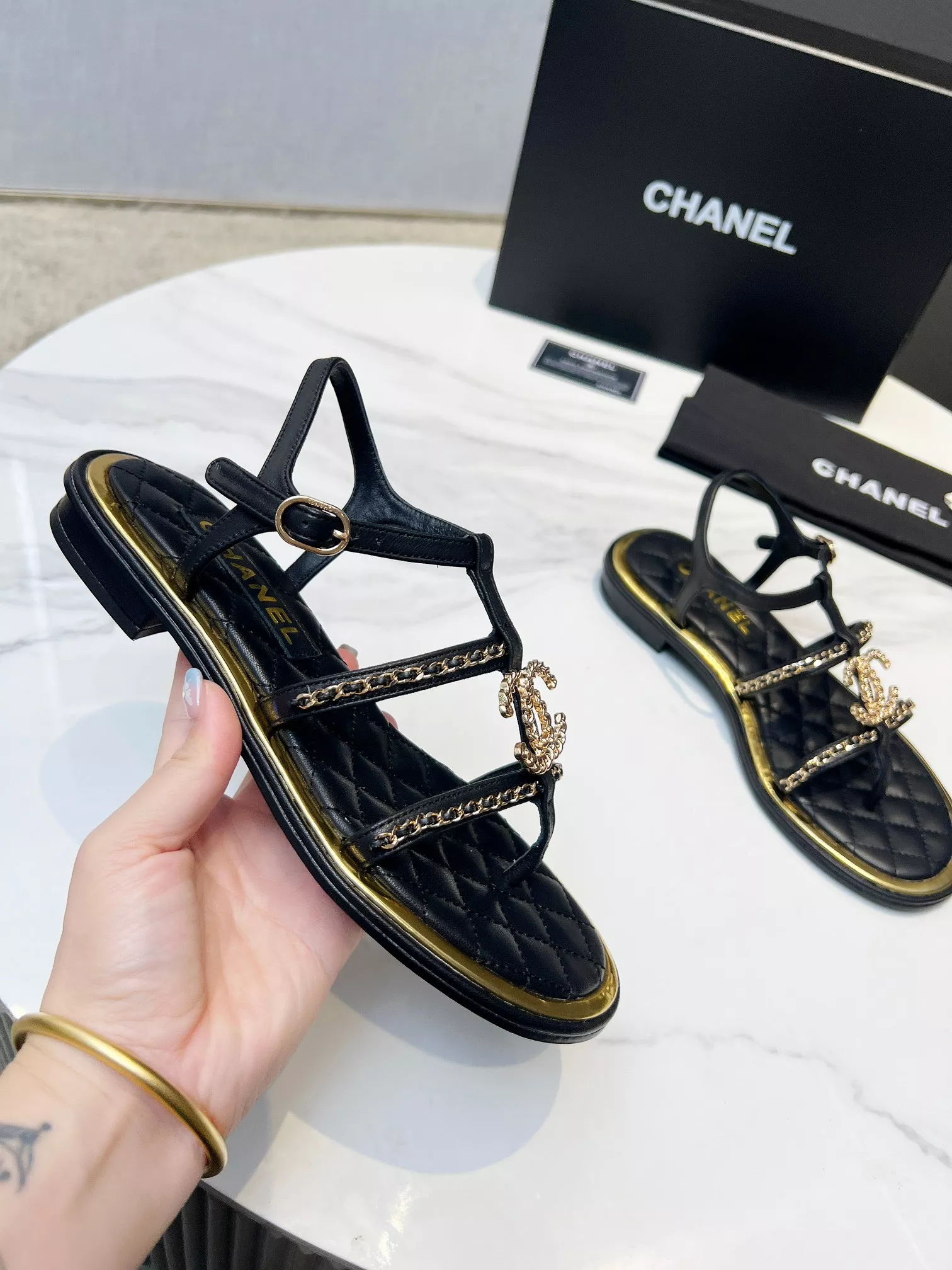 SportInspired 2939 Chanel Sandal For Women