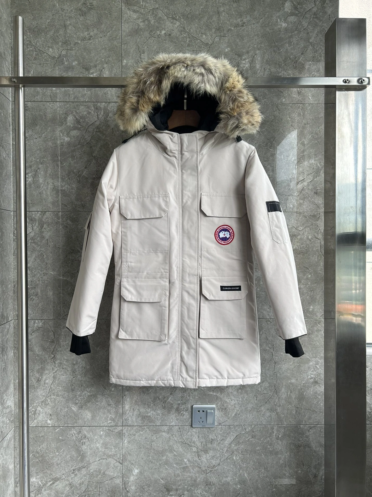 SportInspired 3259 Canada Goose Down Feather Coat Long Sleeved For Women