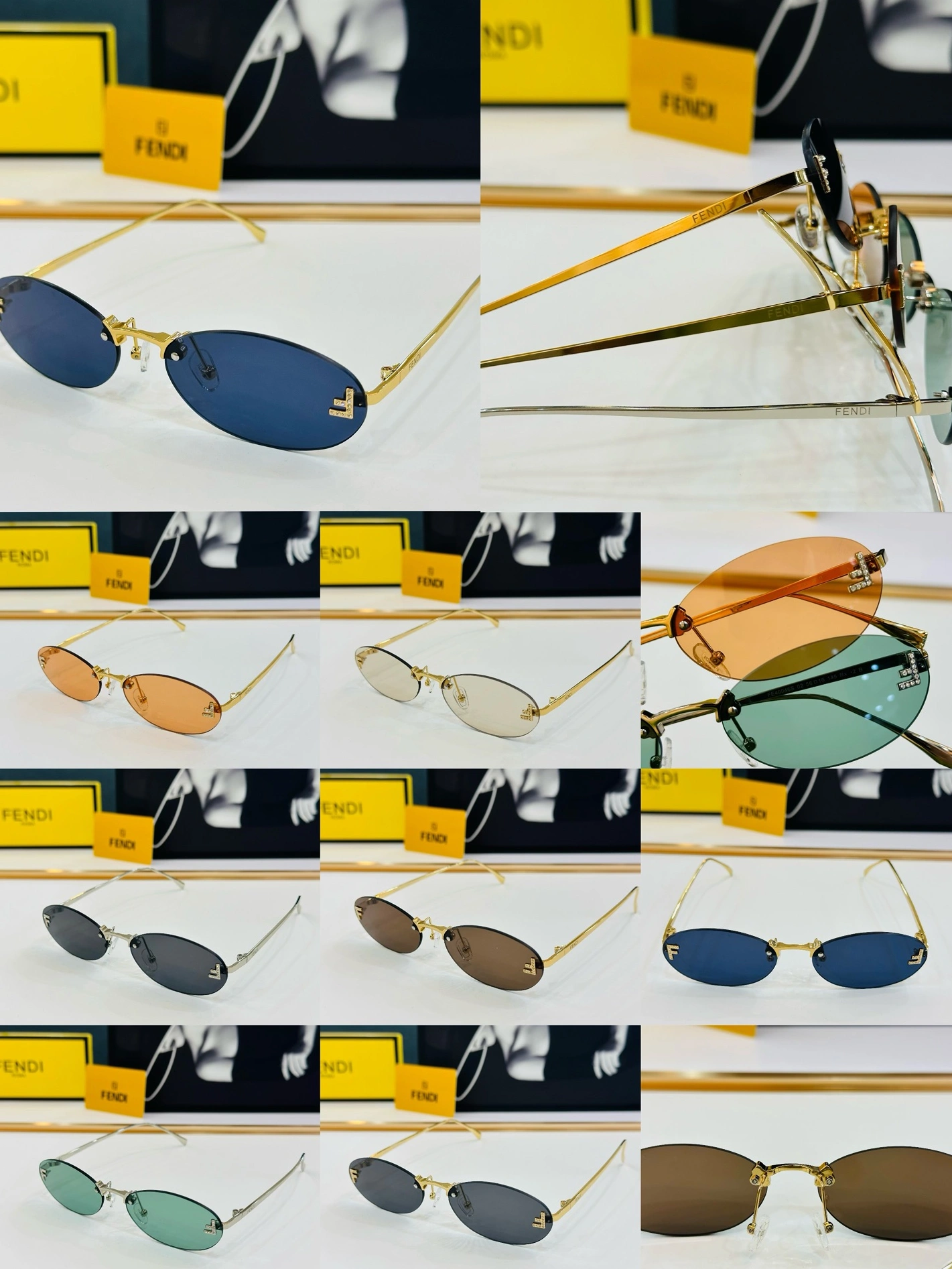 SportInspired 3267 Fendi AAA Quality Sunglasses