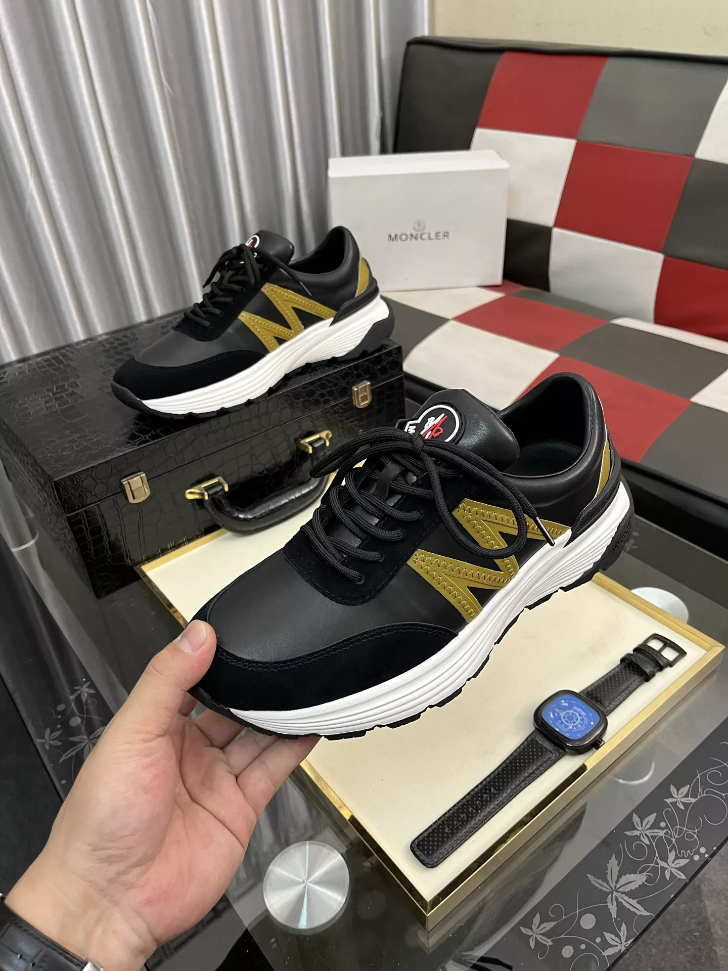 SportInspired 3347 Moncler Casual Shoes For Men