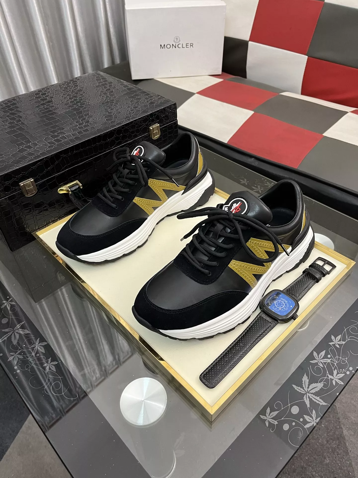 SportInspired 3347 Moncler Casual Shoes For Men