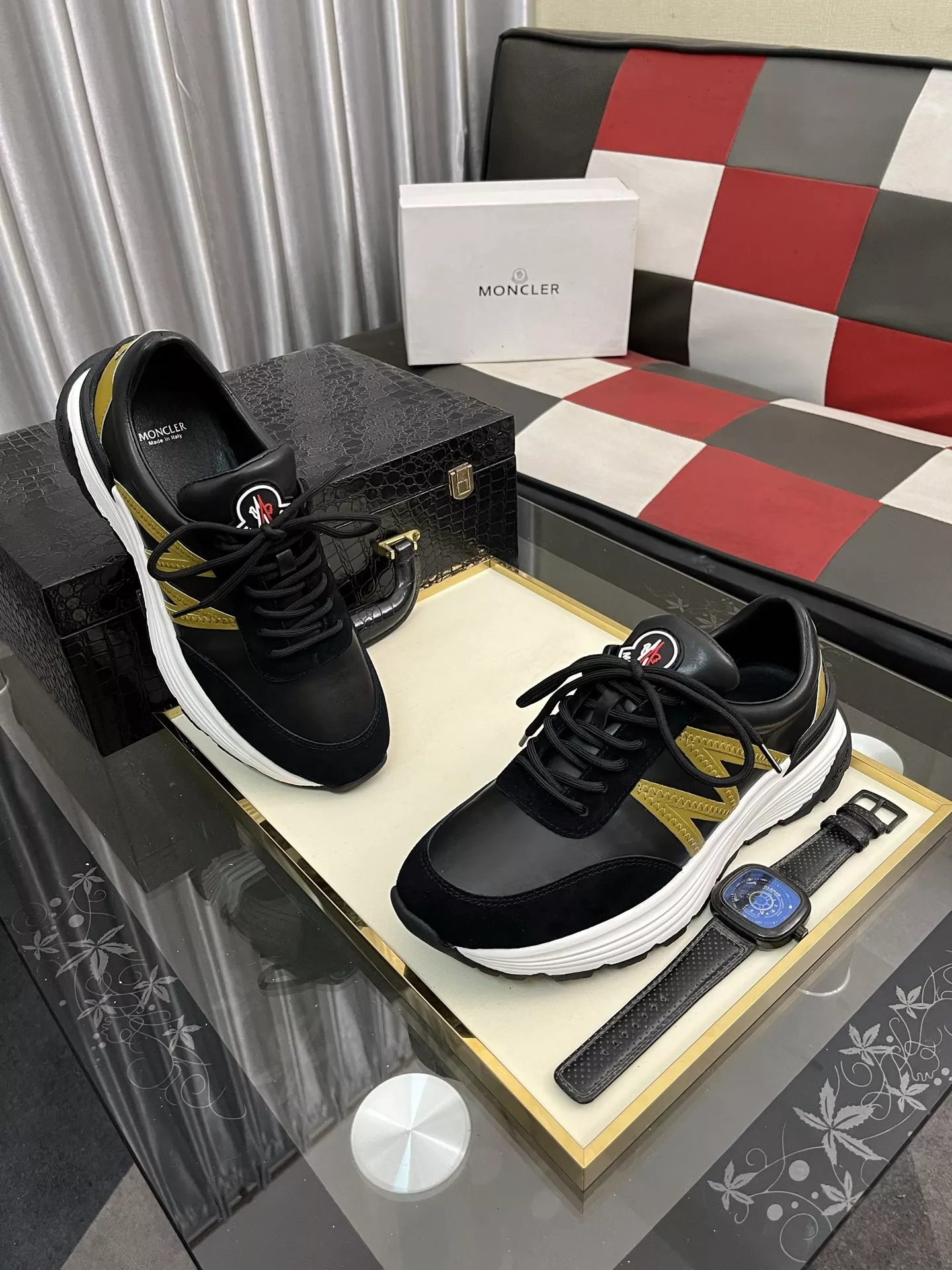 SportInspired 3347 Moncler Casual Shoes For Men