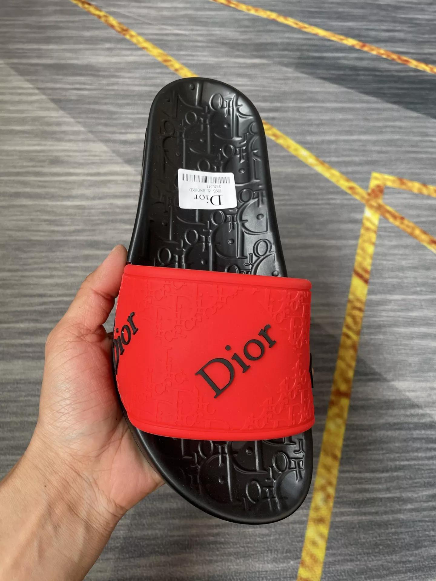SportInspired 3463 Christian Dior Slippers For Men