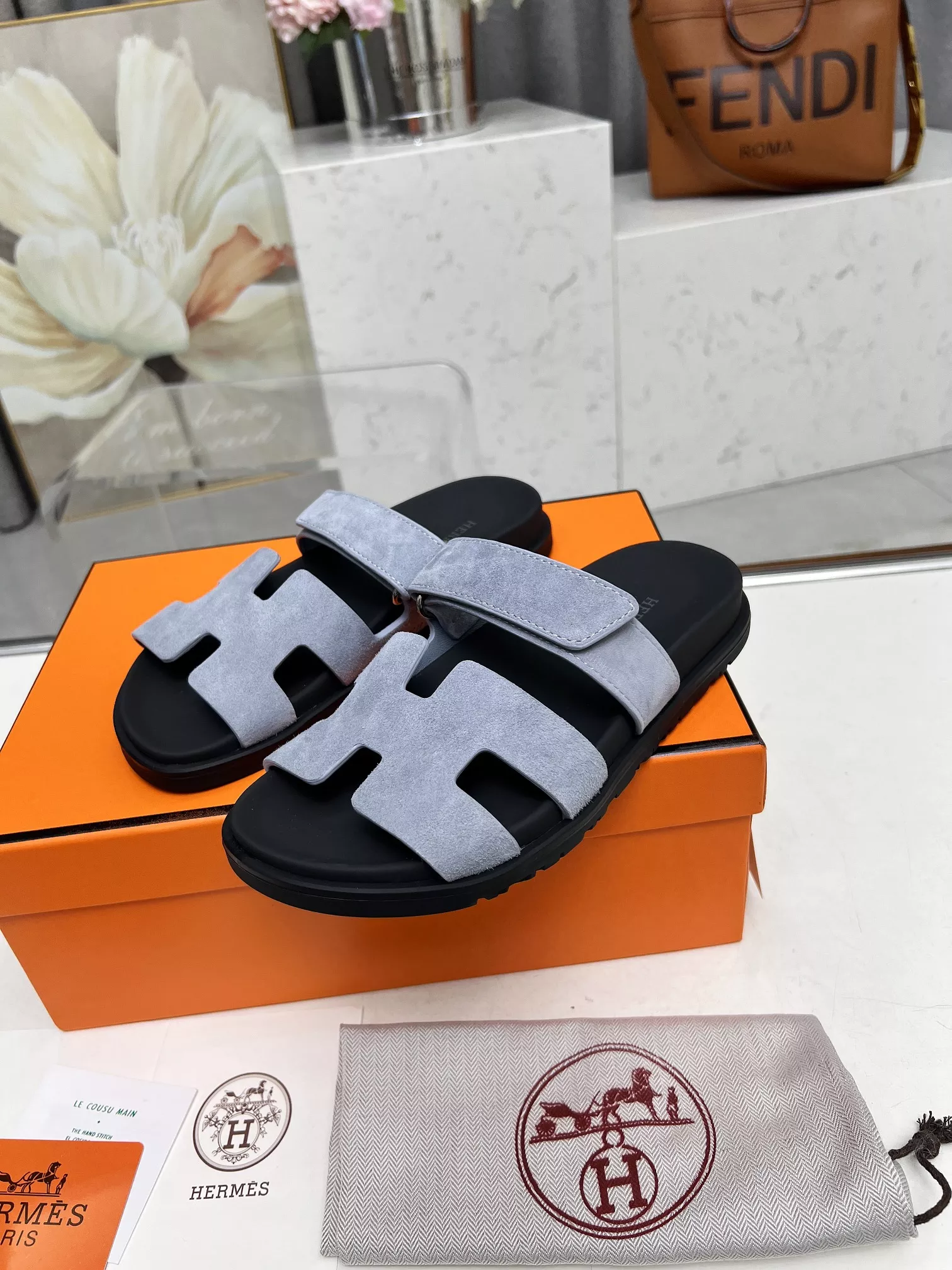 SportInspired 3517 Hermes Slippers For Men