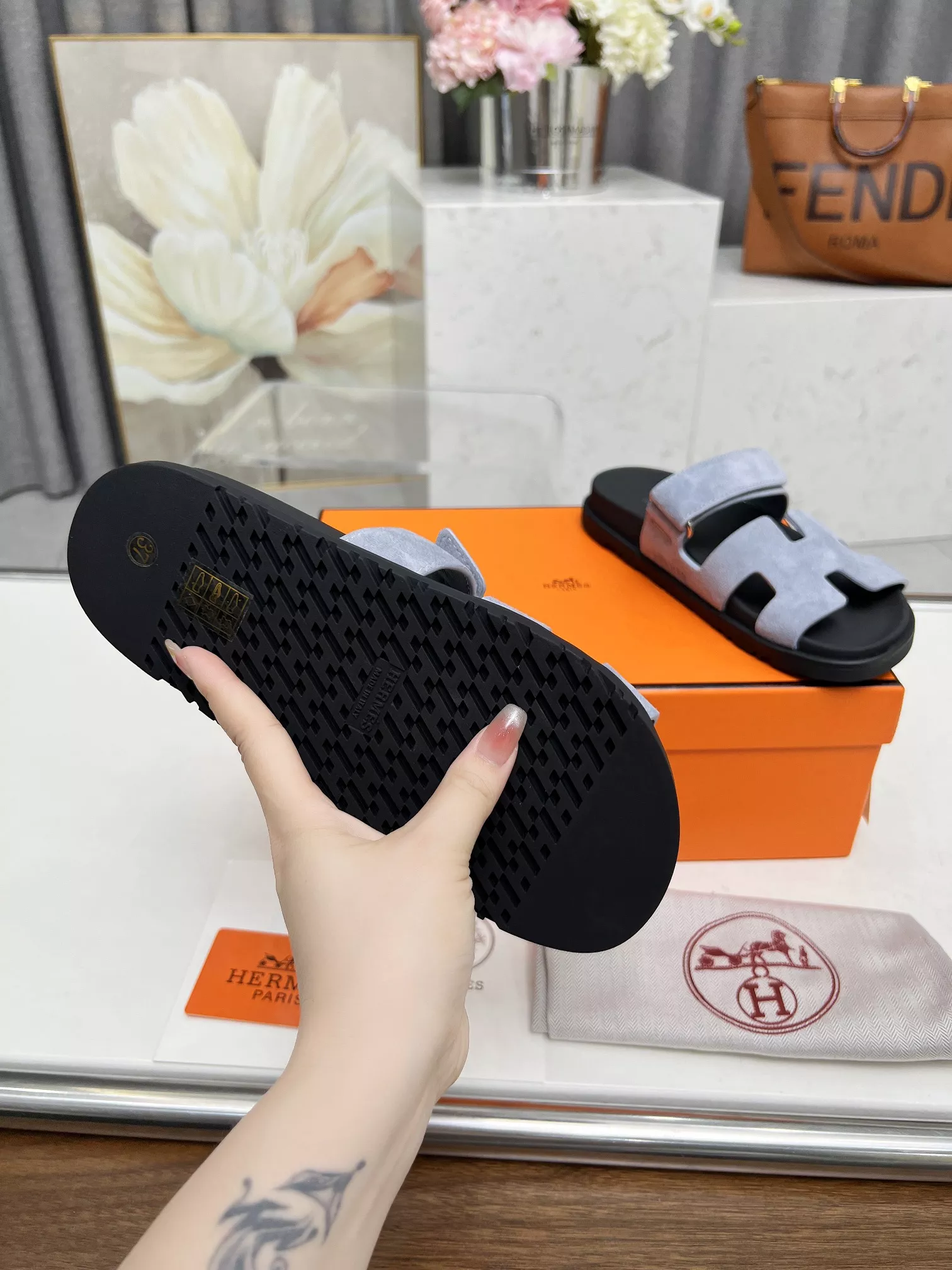 SportInspired 3517 Hermes Slippers For Men