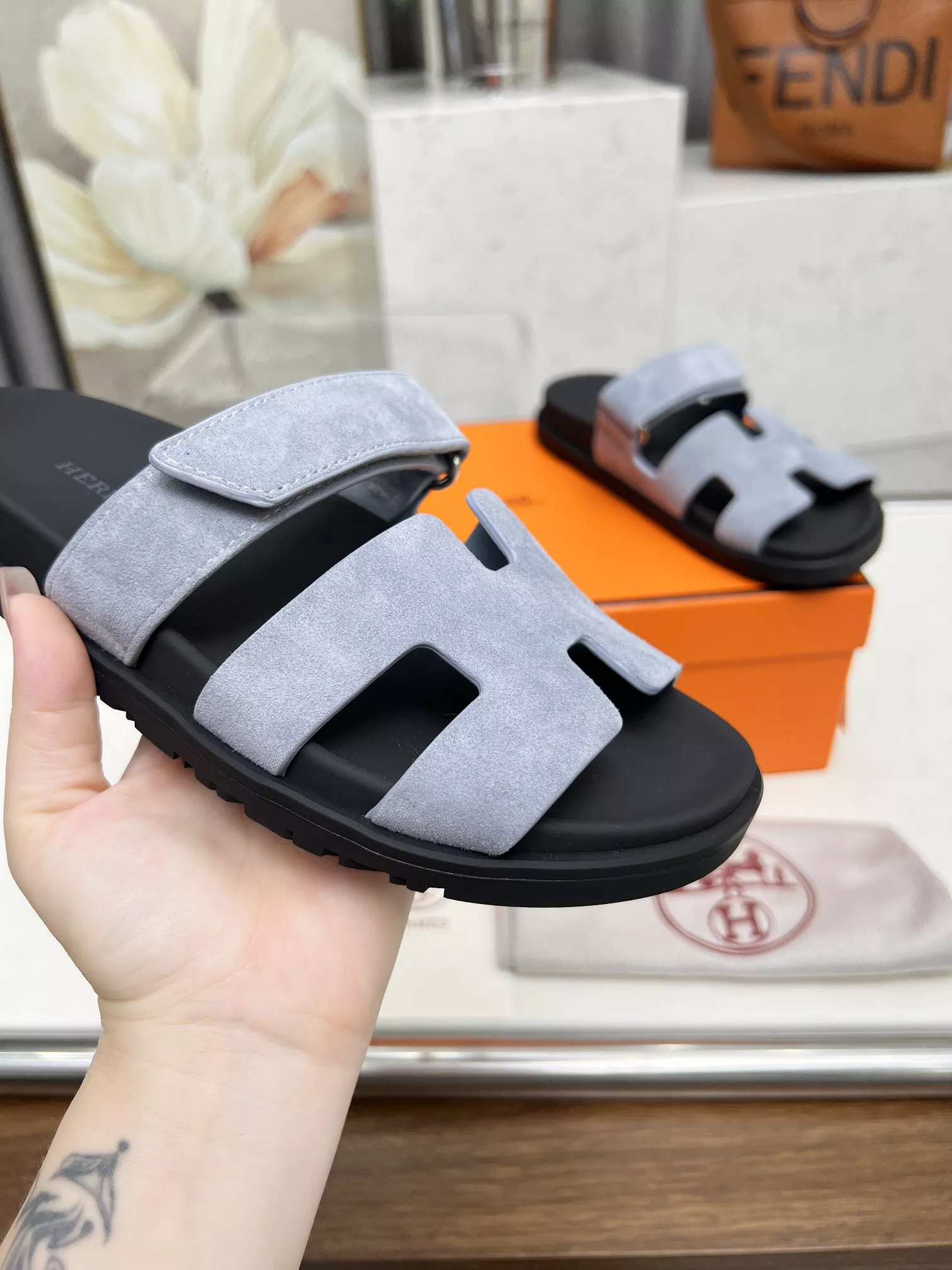 SportInspired 3517 Hermes Slippers For Men