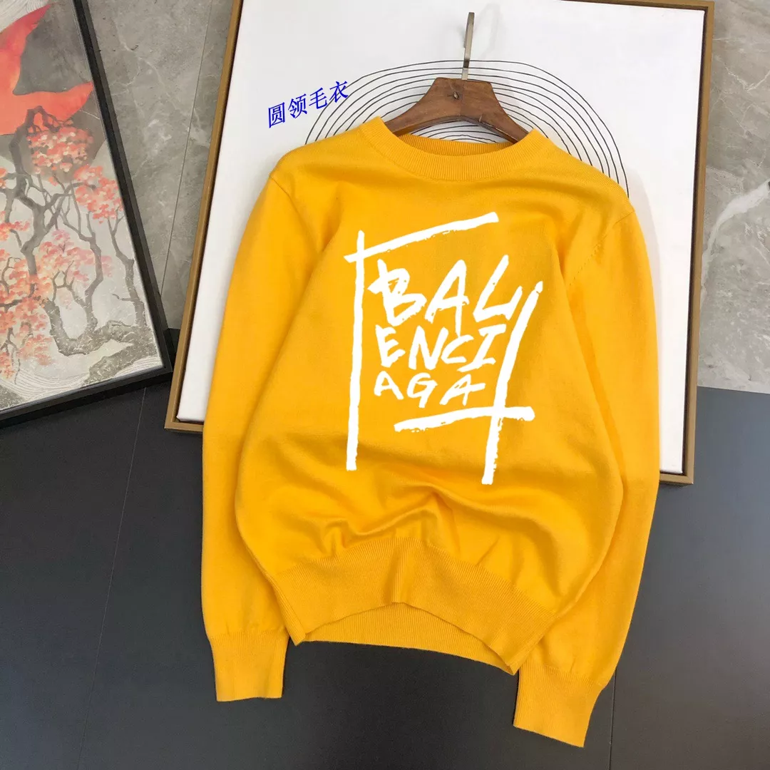 SportInspired 3580 Balenciaga Sweaters Long Sleeved For Men
