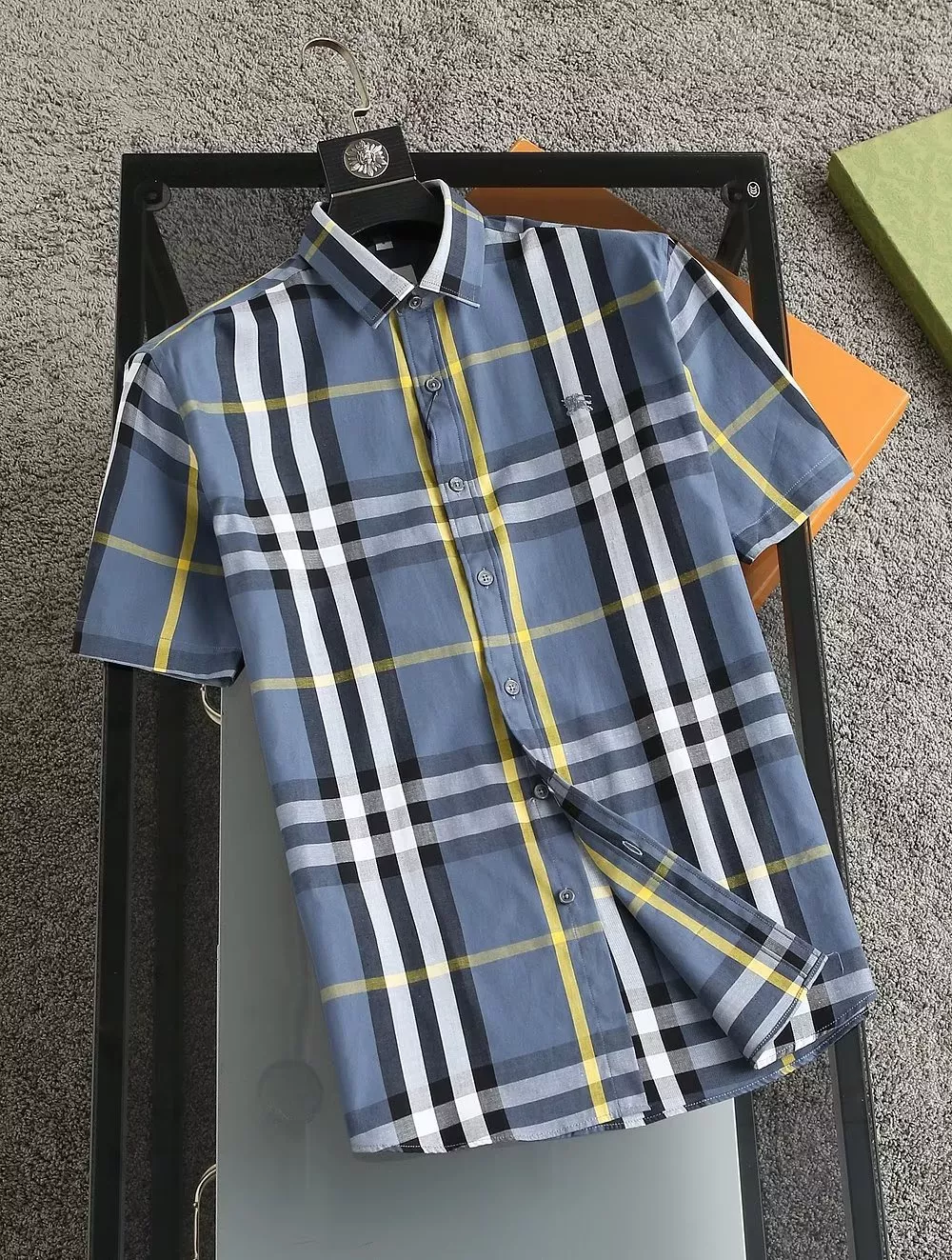 SportInspired 4313 Burberry Shirts Short Sleeved For Men