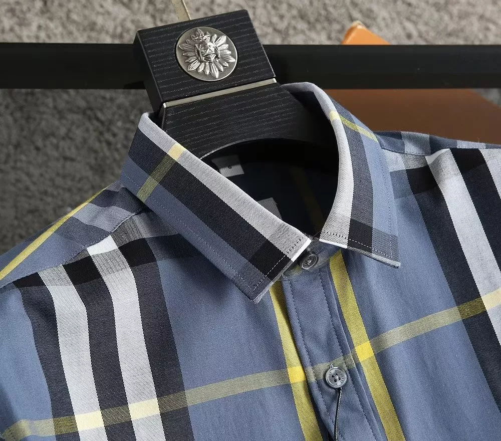SportInspired 4313 Burberry Shirts Short Sleeved For Men