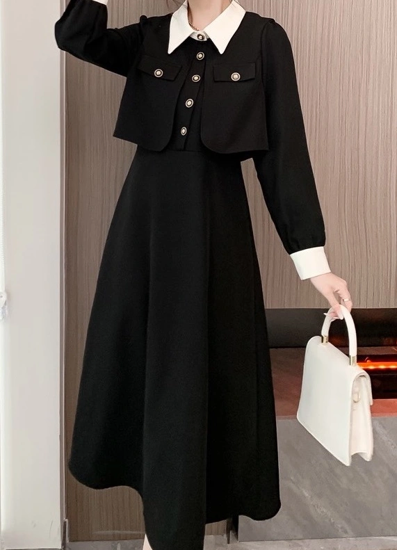SportInspired 4318 Chanel Dresses Long Sleeved For Women