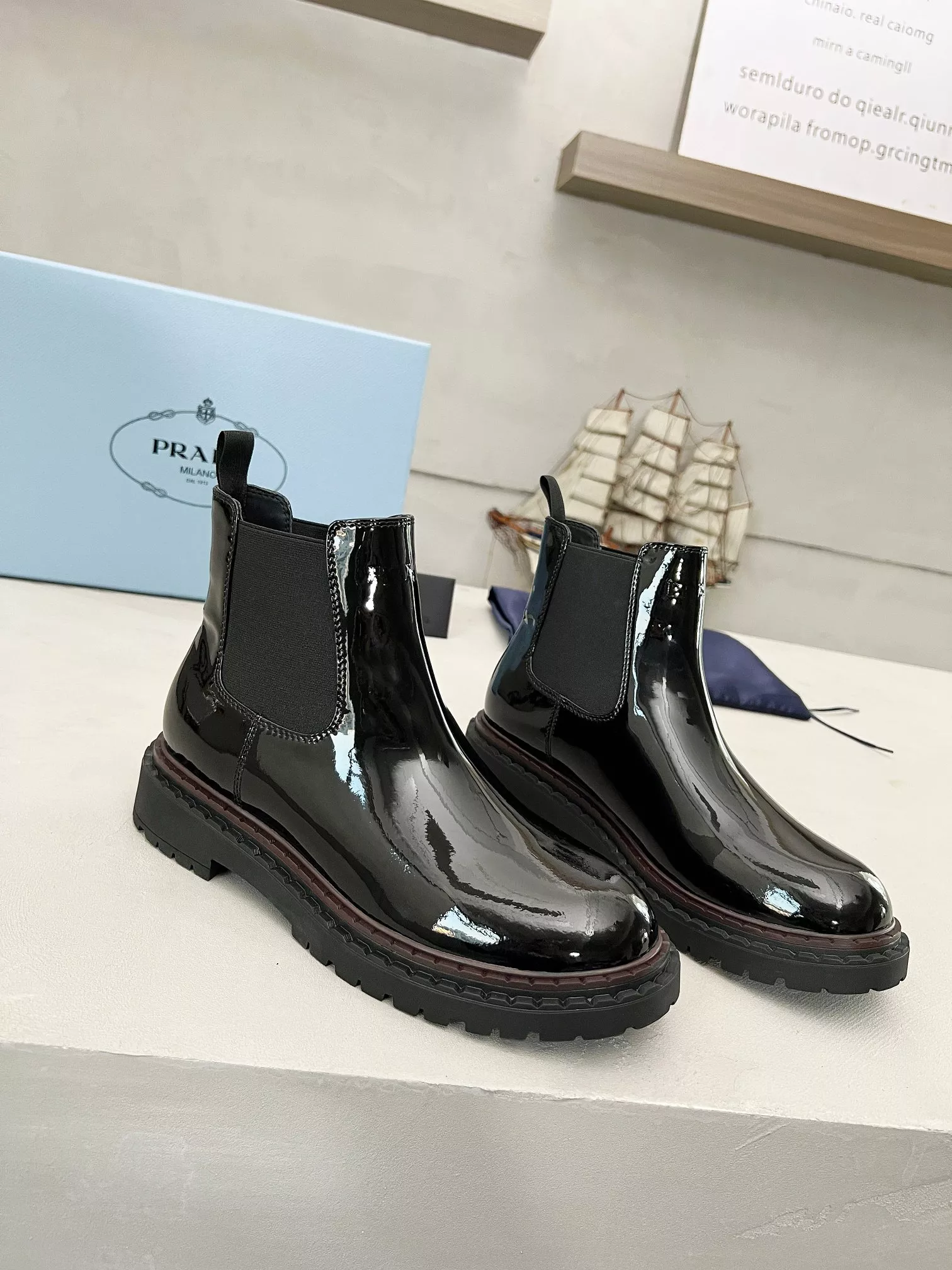SportInspired 4332 Prada Boots For Men