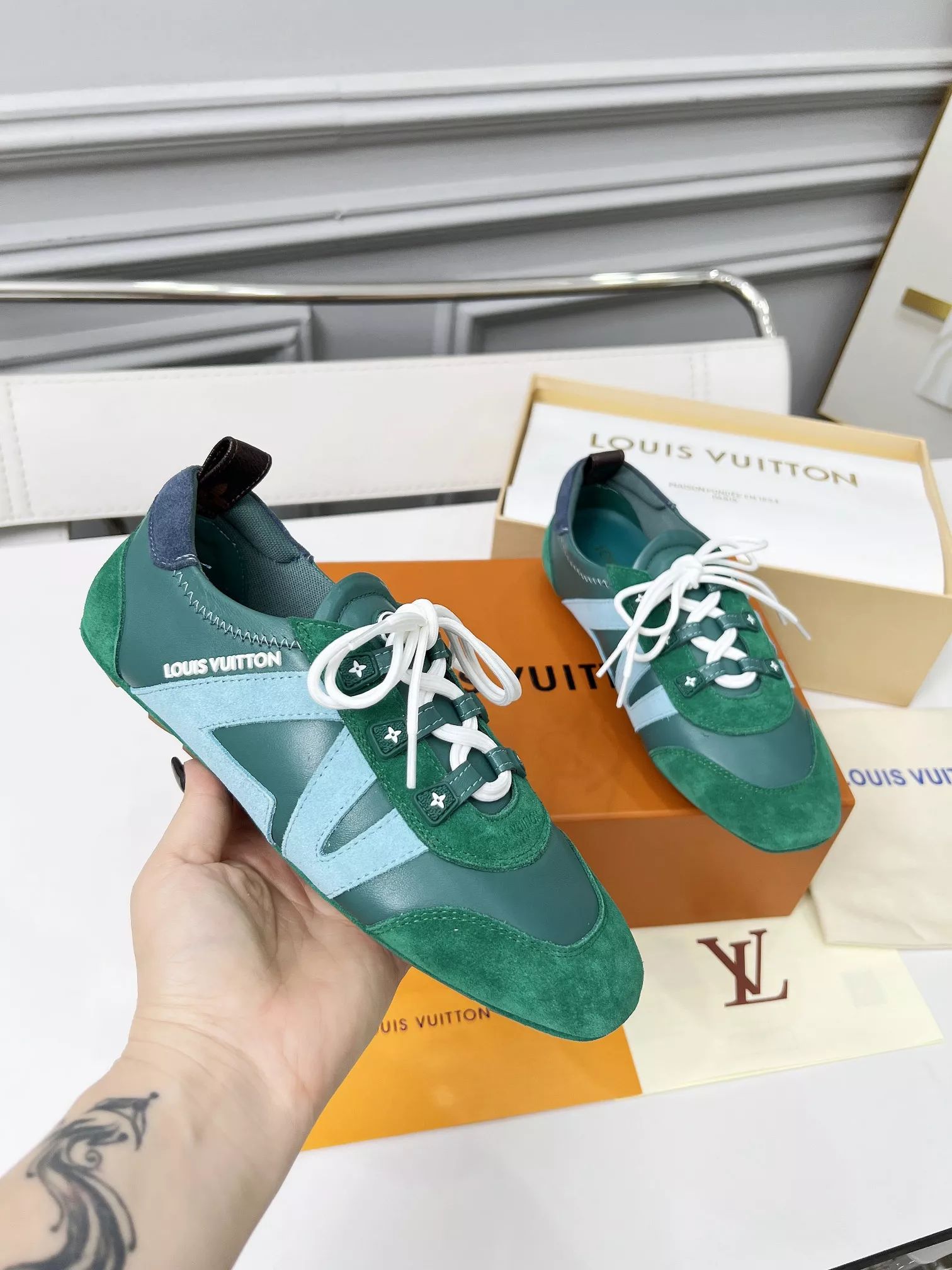 SportInspired 4439 Louis Vuitton Casual Shoes For Women