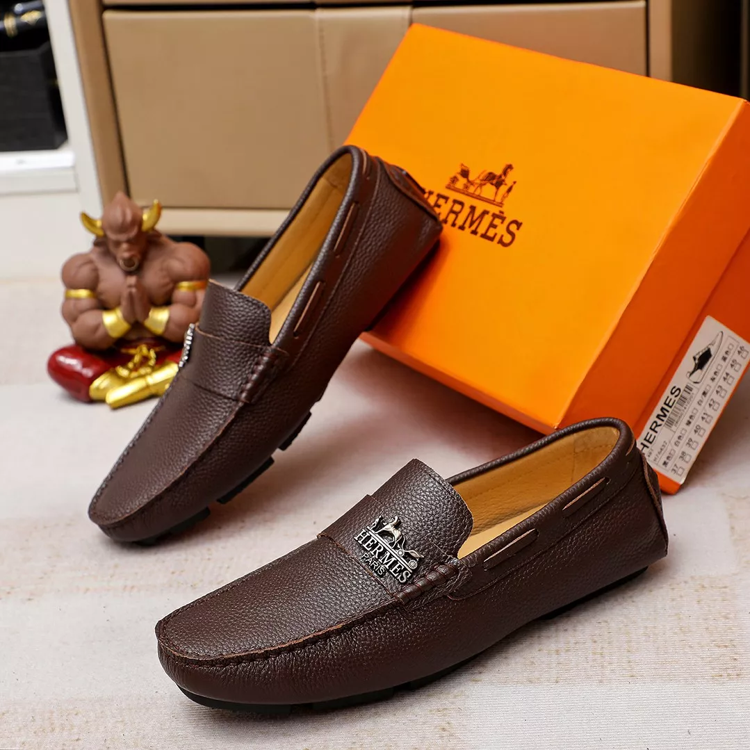 SportInspired 4900 Hermes Leather Shoes For Men