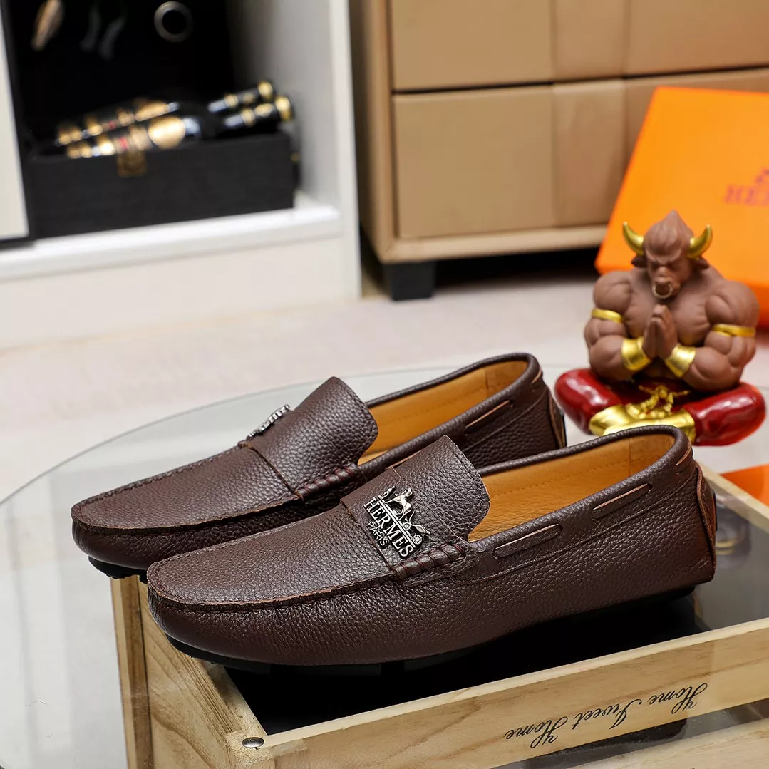 SportInspired 4900 Hermes Leather Shoes For Men