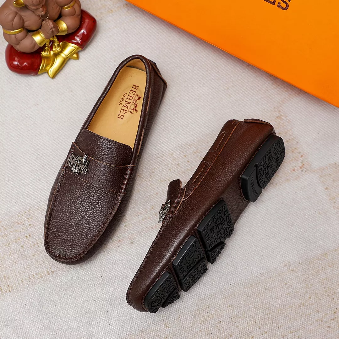 SportInspired 4900 Hermes Leather Shoes For Men