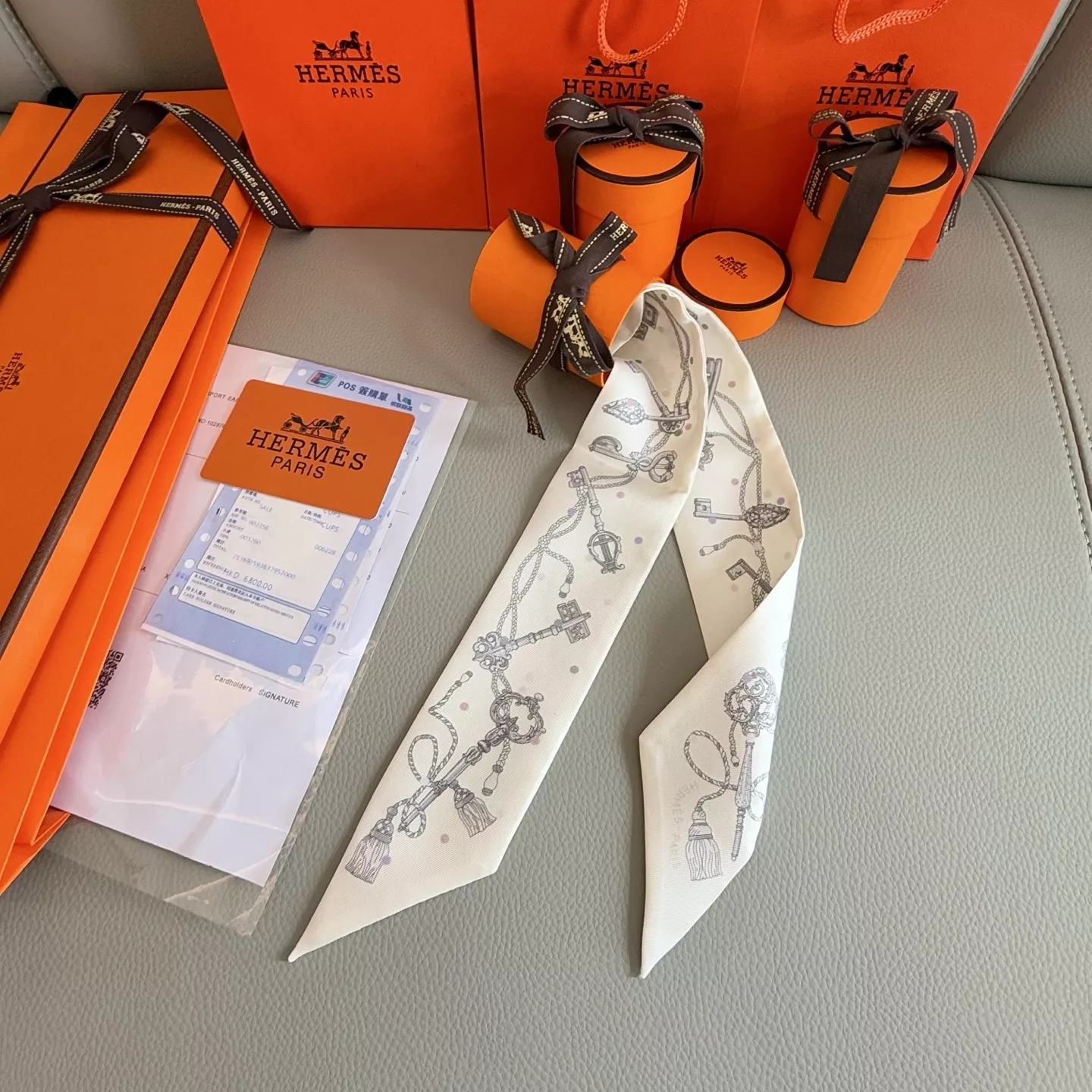 SportInspired 5154 Hermes Silk Scarf