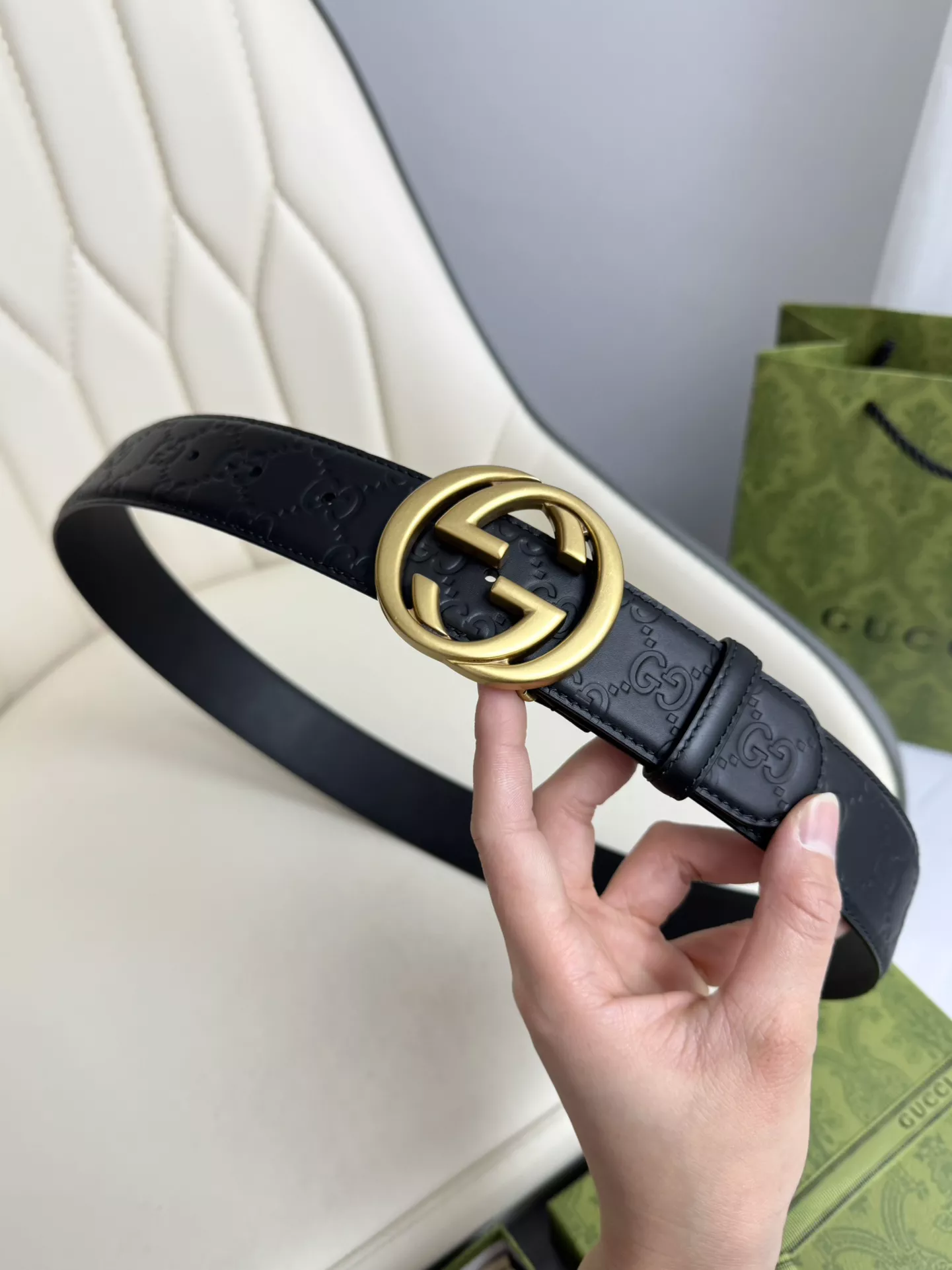 SportInspired 5524 Gucci AAA Quality Belts In 3.8cm For Men