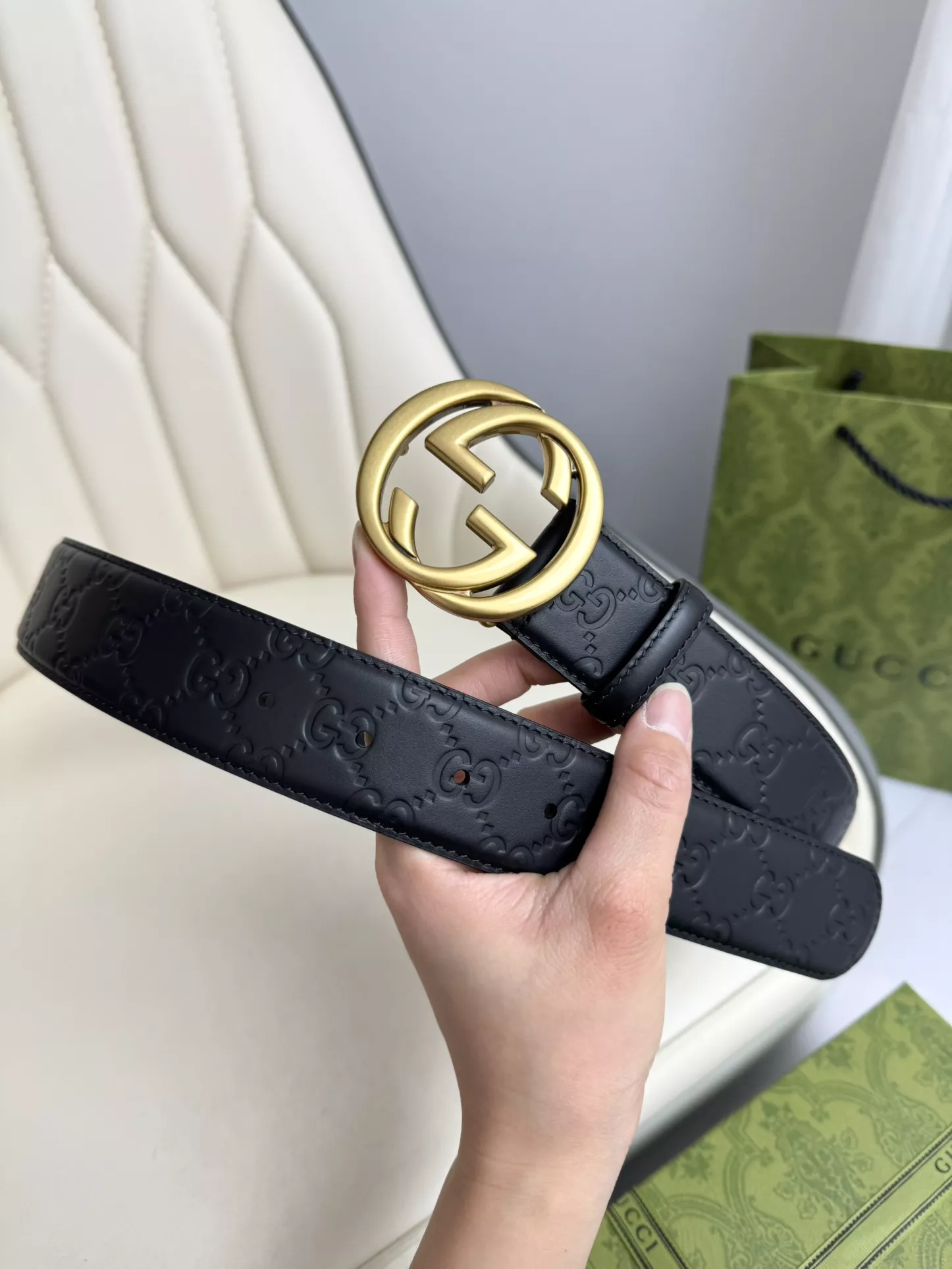 SportInspired 5524 Gucci AAA Quality Belts In 3.8cm For Men