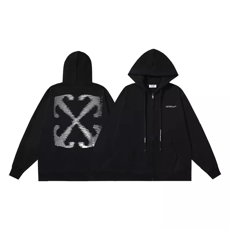 SportInspired 5611 Off-White Hoodies Long Sleeved For Unisex