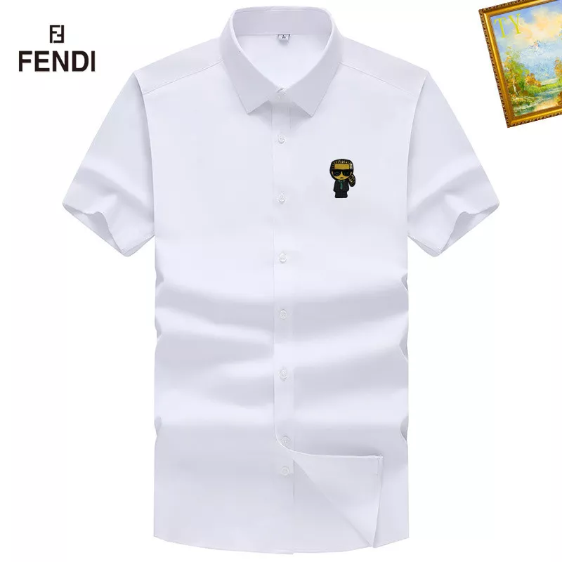 SportInspired 6605 Fendi Shirts Short Sleeved For Men